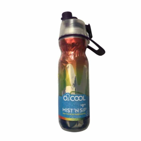 O2COOL® Arctic Squeeze Mist N' Sip 20 oz. Insulated Water Bottle purple