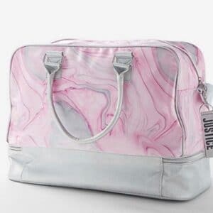 Justice Girls Marble Shine Duffle Travel