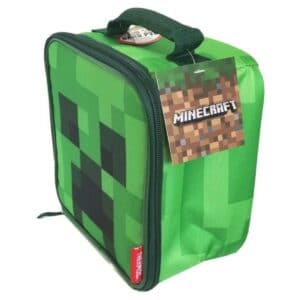 Thermos Minecraft Cube Tote Lunch Box Bag Kids Insulated Container Food Student School