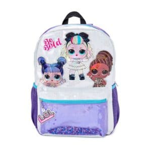Lol Surprise Girls Be Bold Glitter Purple Backpack