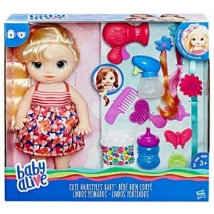 Baby Alive Cute Hairstyles Baby with Blonde Hair.