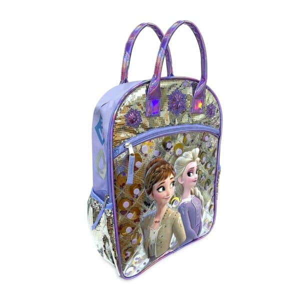 Disney Frozen 2 Girls' Top Handle Purple Backpack