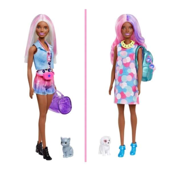 Barbie Day-To-Night Color Reveal with 25 Surprises & Day-To-Night Transformation Carnival To Concert