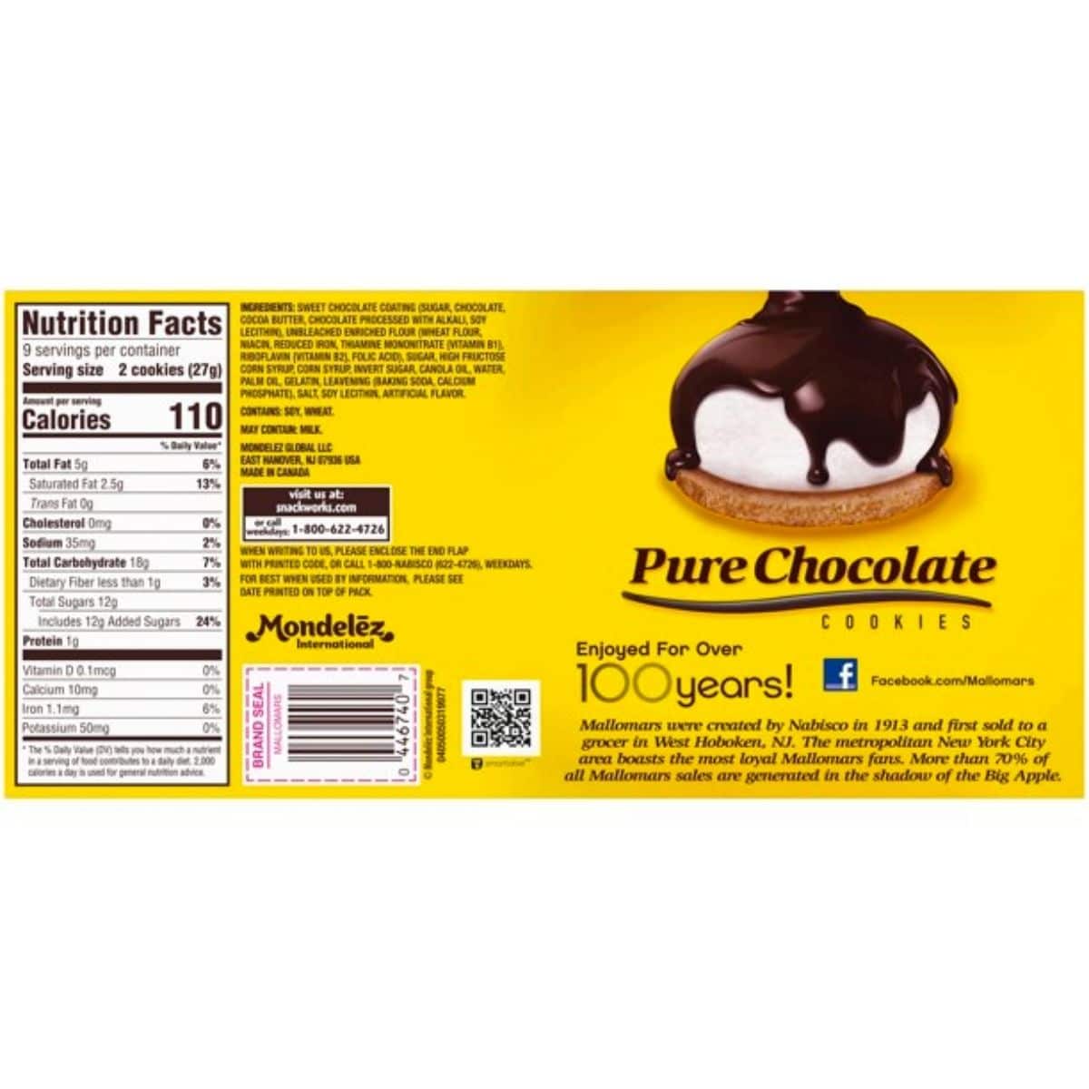 Mallomars Cookies, Pure Chocolate 8 oz (Pack of 2) - Imagen 5
