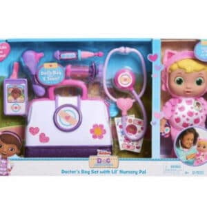 Disney Junior Doc McStuffins Lil' Nursery Pal and Toy Hospital Doctor's Bag Set