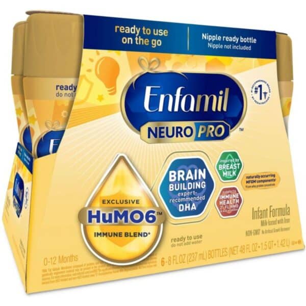 Enfamil NeuroPro Premium Infant Formula, Ready to Feed 8.0fl oz x 6 pack