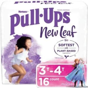 Pull-Ups New Leaf Girls' Disney Frozen Potty Training Pants, 3T-4T (32-40 lbs), 16 Ct